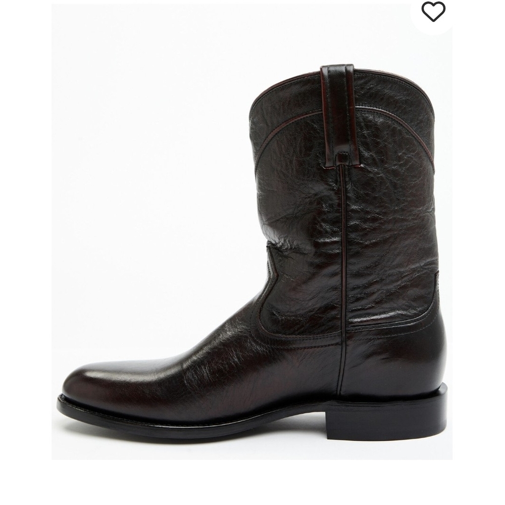 Men's Rich Brown Leather Western Boots